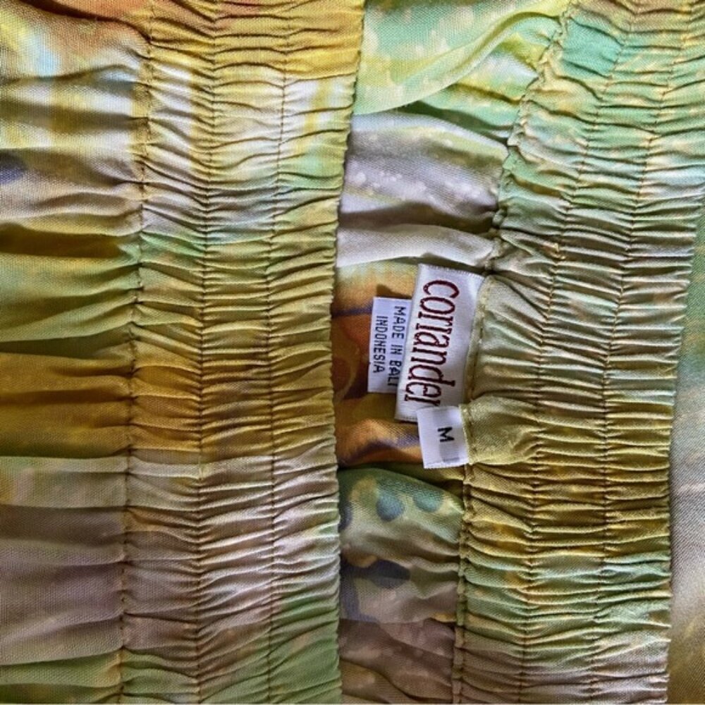 Coriander Made in Bali Gorgeous Colorful Butterfly Hippie Skirt Women’s Size M - Picture 5 of 7